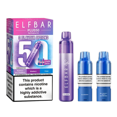 Elf Bar Plus 50 Vape Kit - Vaperdeals