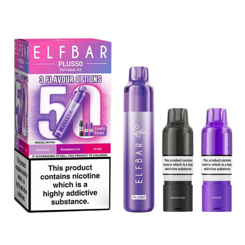 Elf Bar Plus 50 Vape Kit - Vaperdeals