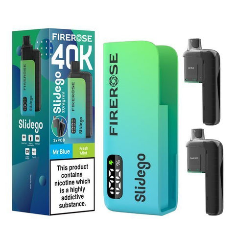Elux FireRose Slidego 40K Prefilled Pod Kit Box of 5 - Vaperdeals