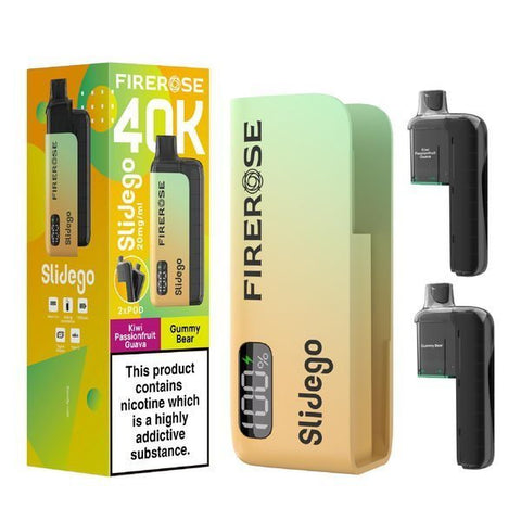 Elux FireRose Slidego 40K Prefilled Pod Kit Box of 5 - Vaperdeals