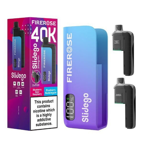 Elux FireRose Slidego 40K Prefilled Pod Kit Box of 5 - Vaperdeals