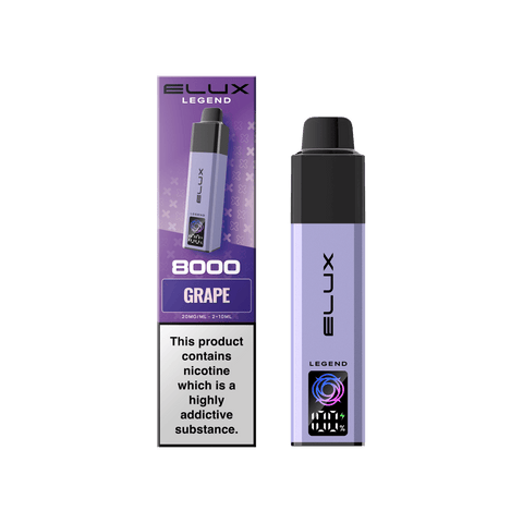 Elux Legend 8000 Pod Vape Kit Box of 5 - Vaperdeals