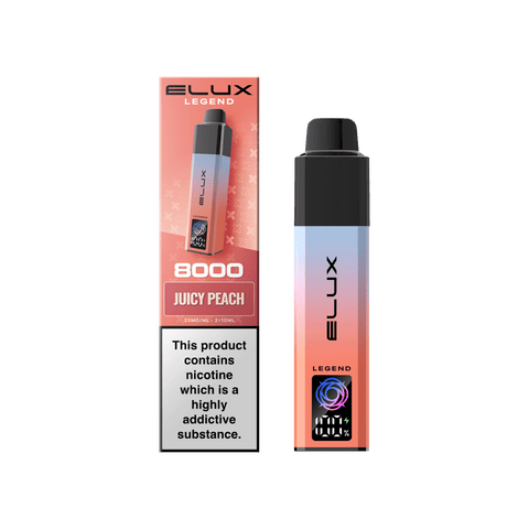 Elux Legend 8000 Pod Vape Kit Box of 5 - Vaperdeals