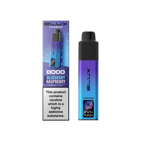 Elux Legend 8000 Pod Vape Kit Box of 5 - Vaperdeals