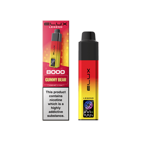 Elux Legend 8000 Pod Vape Kit Box of 5 - Vaperdeals