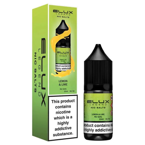 Elux Legend Nic Salts 10ml E - Liquids - 5mg Box of 10 - Vaperdeals