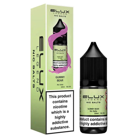 Elux Legend Nic Salts 10ml E - Liquids - 5mg Box of 10 - Vaperdeals