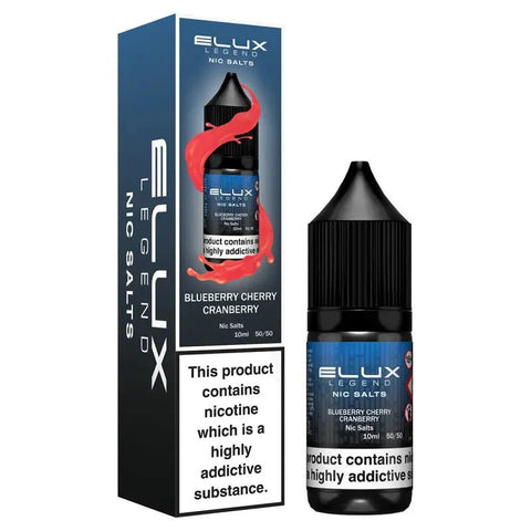 Elux Legend Nic Salts 10ml E - Liquids - 5mg Box of 10 - Vaperdeals
