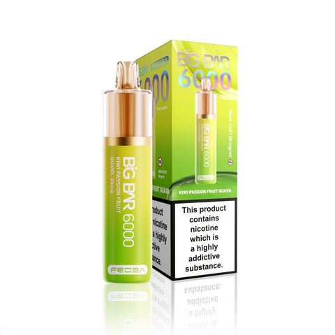 Feoba Big Bar 6000 Puffs Vape (Box of 5) - Vaperdeals