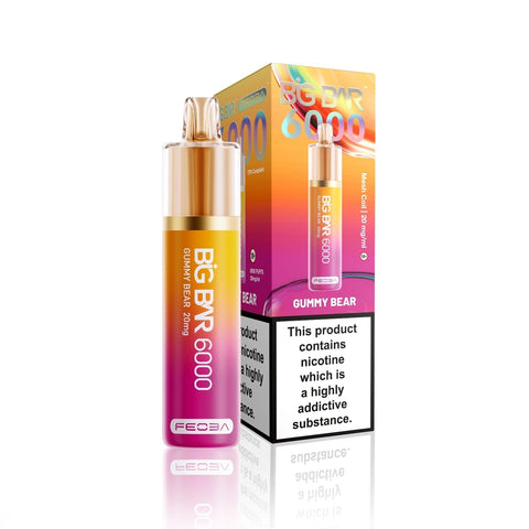Feoba Big Bar 6000 Puffs Vape (Box of 5) - Vaperdeals