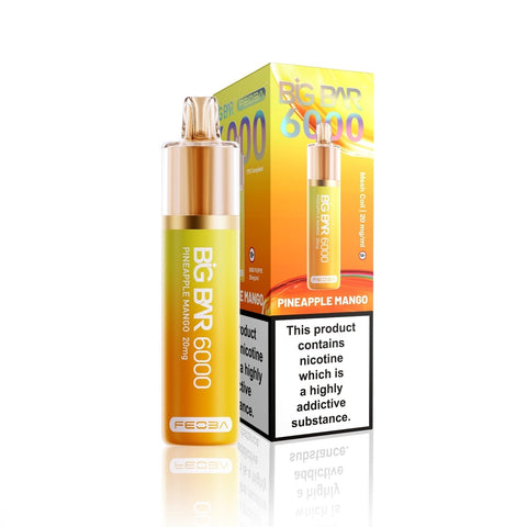 Feoba Big Bar 6000 Puffs Vape (Box of 5) - Vaperdeals