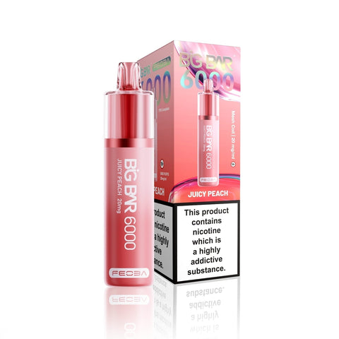 Feoba Big Bar 6000 Puffs Vape (Box of 5) - Vaperdeals
