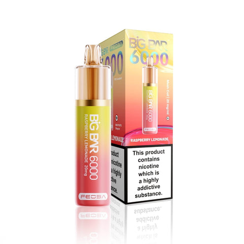 Feoba Big Bar 6000 Puffs Vape (Box of 5) - Vaperdeals