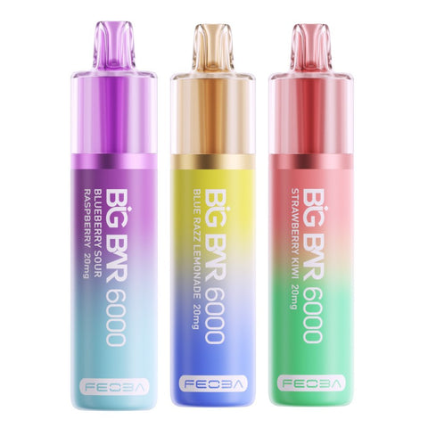 Feoba Big Bar 6000 Puffs Vape (Box of 5) - Vaperdeals