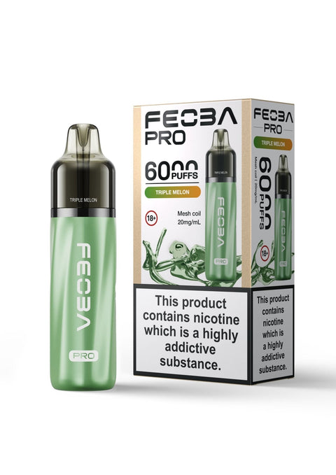 Feoba Pro 6000+ Prefilled Pod Vape Box of 5 - Vaperdeals