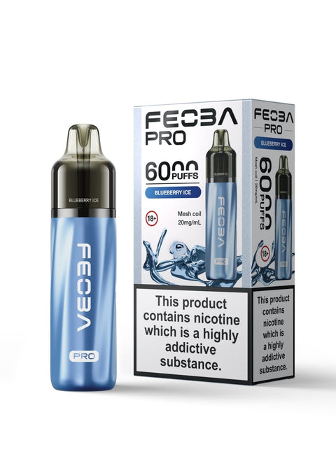 Feoba Pro 6000+ Prefilled Pod Vape Box of 5 - Vaperdeals