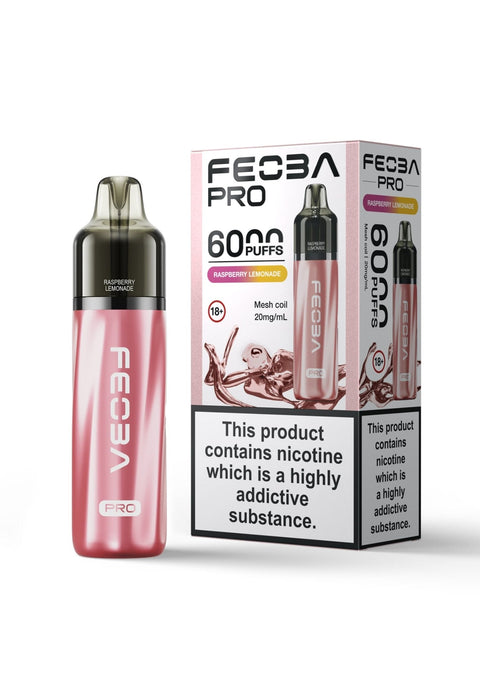 Feoba Pro 6000+ Prefilled Pod Vape Box of 5 - Vaperdeals