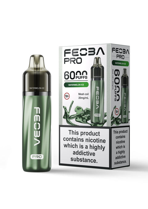 Feoba Pro 6000+ Prefilled Pod Vape Box of 5 - Vaperdeals
