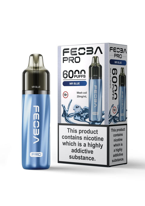 Feoba Pro 6000+ Prefilled Pod Vape Box of 5 - Vaperdeals