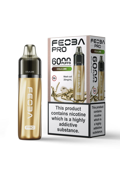 Feoba Pro 6000+ Prefilled Pod Vape Box of 5 - Vaperdeals