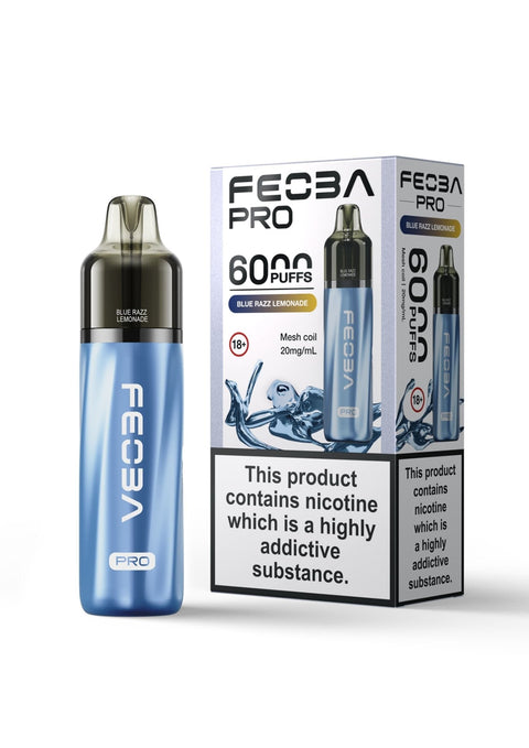 Feoba Pro 6000+ Prefilled Pod Vape Box of 5 - Vaperdeals