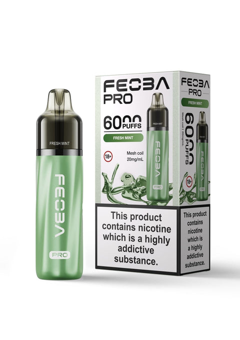 Feoba Pro 6000+ Prefilled Pod Vape Box of 5 - Vaperdeals