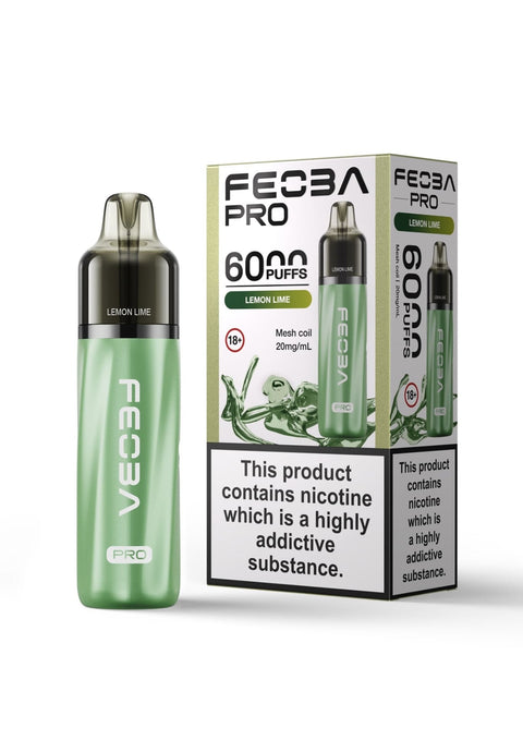 Feoba Pro 6000+ Prefilled Pod Vape Box of 5 - Vaperdeals