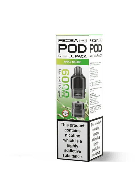 Feoba Pro 6000 Replacement Pods Box of 5 - Vaperdeals
