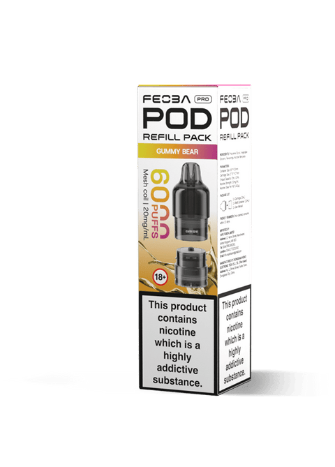 Feoba Pro 6000 Replacement Pods Box of 5 - Vaperdeals