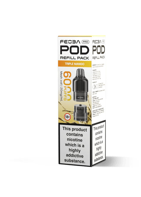 Feoba Pro 6000 Replacement Pods Box of 5 - Vaperdeals