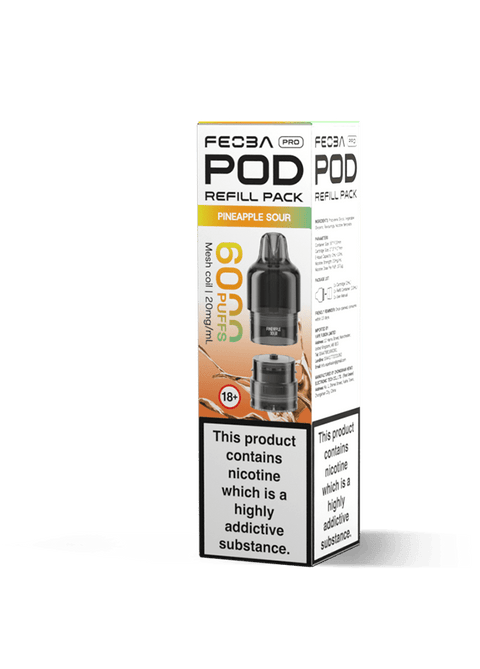 Feoba Pro 6000 Replacement Pods Box of 5 - Vaperdeals