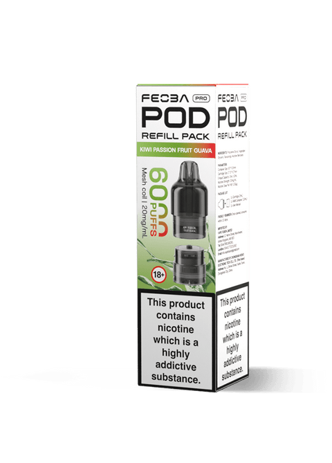 Feoba Pro 6000 Replacement Pods Box of 5 - Vaperdeals