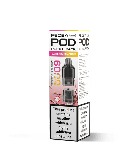 Feoba Pro 6000 Replacement Pods Box of 5 - Vaperdeals