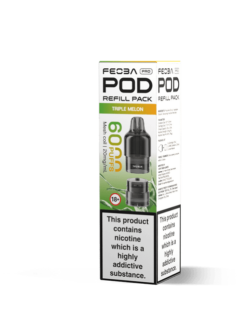Feoba Pro 6000 Replacement Pods Box of 5 - Vaperdeals