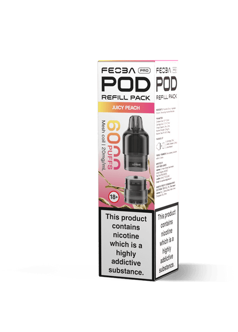 Feoba Pro 6000 Replacement Pods Box of 5 - Vaperdeals