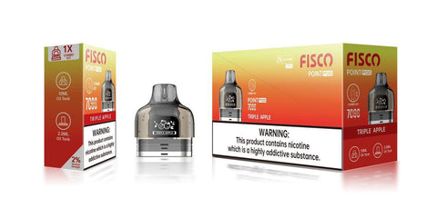 Fisco Point Pro 7000 Replacement Pods Pack of 5 - Vaperdeals