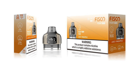 Fisco Point Pro 7000 Replacement Pods Pack of 5 - Vaperdeals