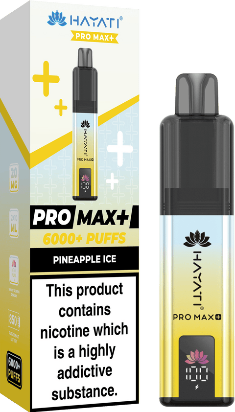 Hayati Pro Max+ 6000 Prefilled Pod Vape Kit - Box of 5 - Vaperdeals