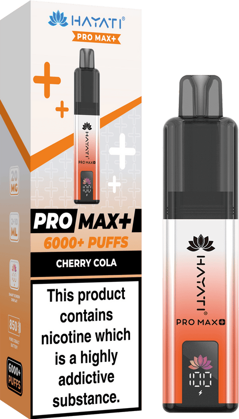 Hayati Pro Max+ 6000 Prefilled Pod Vape Kit - Box of 5 - Vaperdeals