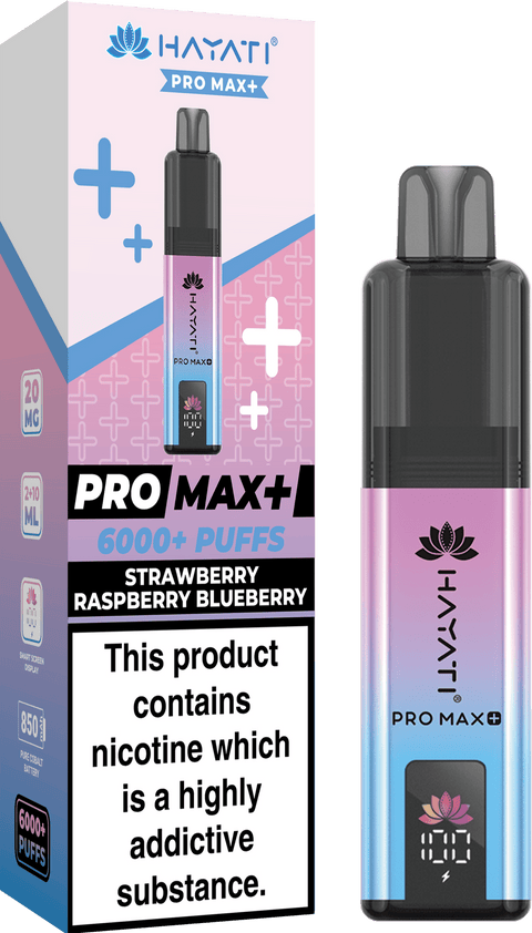 Hayati Pro Max+ 6000 Prefilled Pod Vape Kit - Box of 5 - Vaperdeals
