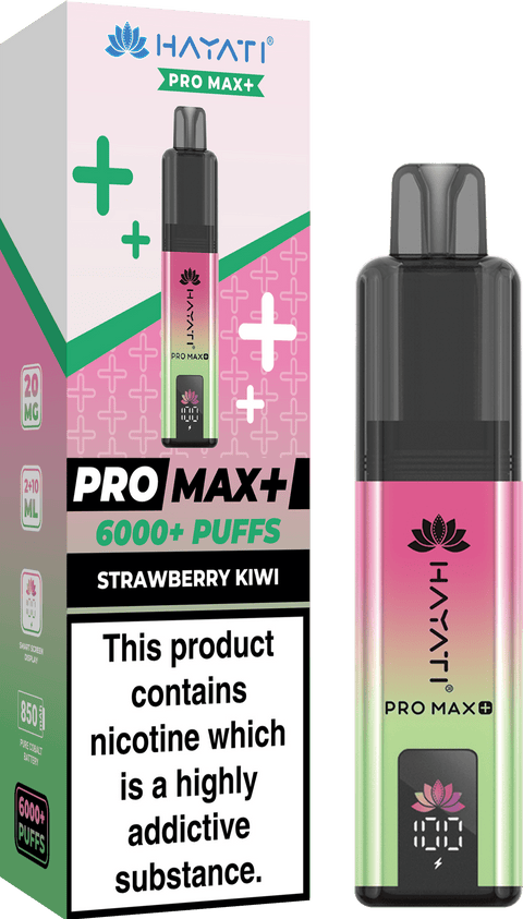 Hayati Pro Max+ 6000 Prefilled Pod Vape Kit - Box of 5 - Vaperdeals