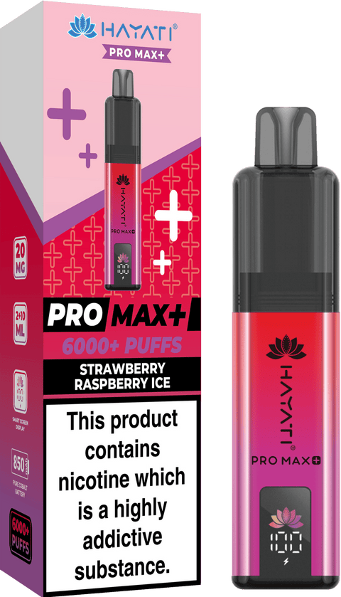 Hayati Pro Max+ 6000 Prefilled Pod Vape Kit - Box of 5 - Vaperdeals