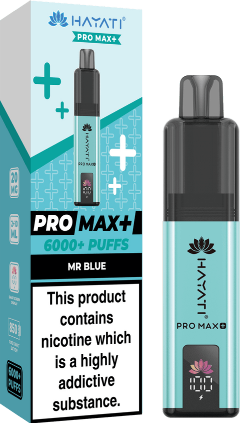 Hayati Pro Max+ 6000 Prefilled Pod Vape Kit - Box of 5 - Vaperdeals