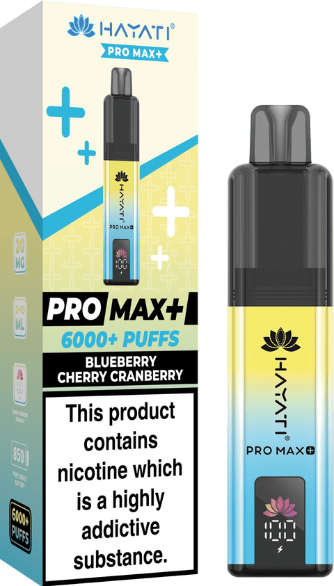 Hayati Pro Max+ 6000 Prefilled Pod Vape Kit - Box of 5 - Vaperdeals
