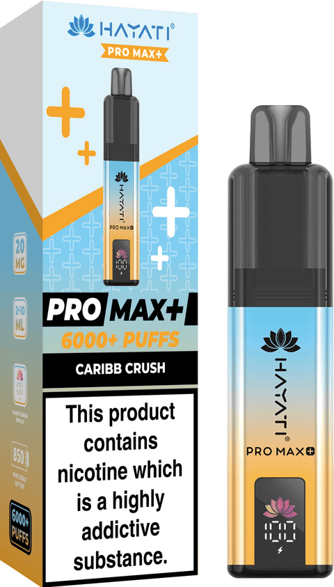 Hayati Pro Max+ 6000 Prefilled Pod Vape Kit - Box of 5 - Vaperdeals