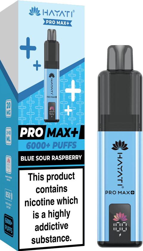 Hayati Pro Max+ 6000 Prefilled Pod Vape Kit - Box of 5 - Vaperdeals