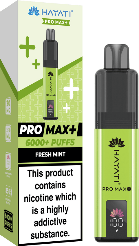 Hayati Pro Max+ 6000 Prefilled Pod Vape Kit - Box of 5 - Vaperdeals