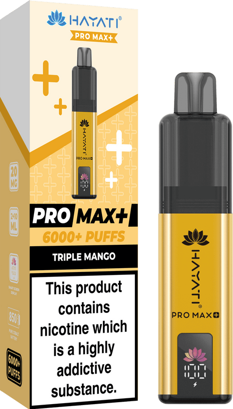 Hayati Pro Max+ 6000 Prefilled Pod Vape Kit - Vaperdeals