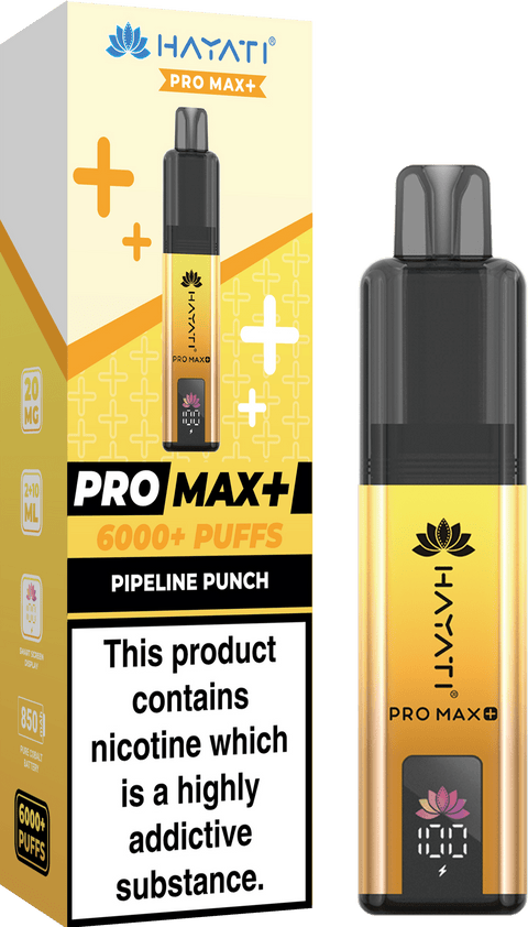 Hayati Pro Max+ 6000 Prefilled Pod Vape Kit - Vaperdeals