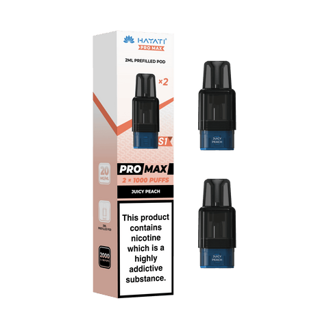 Hayati Pro Max S1 Prefilled Pods Box of 10 - Vaperdeals